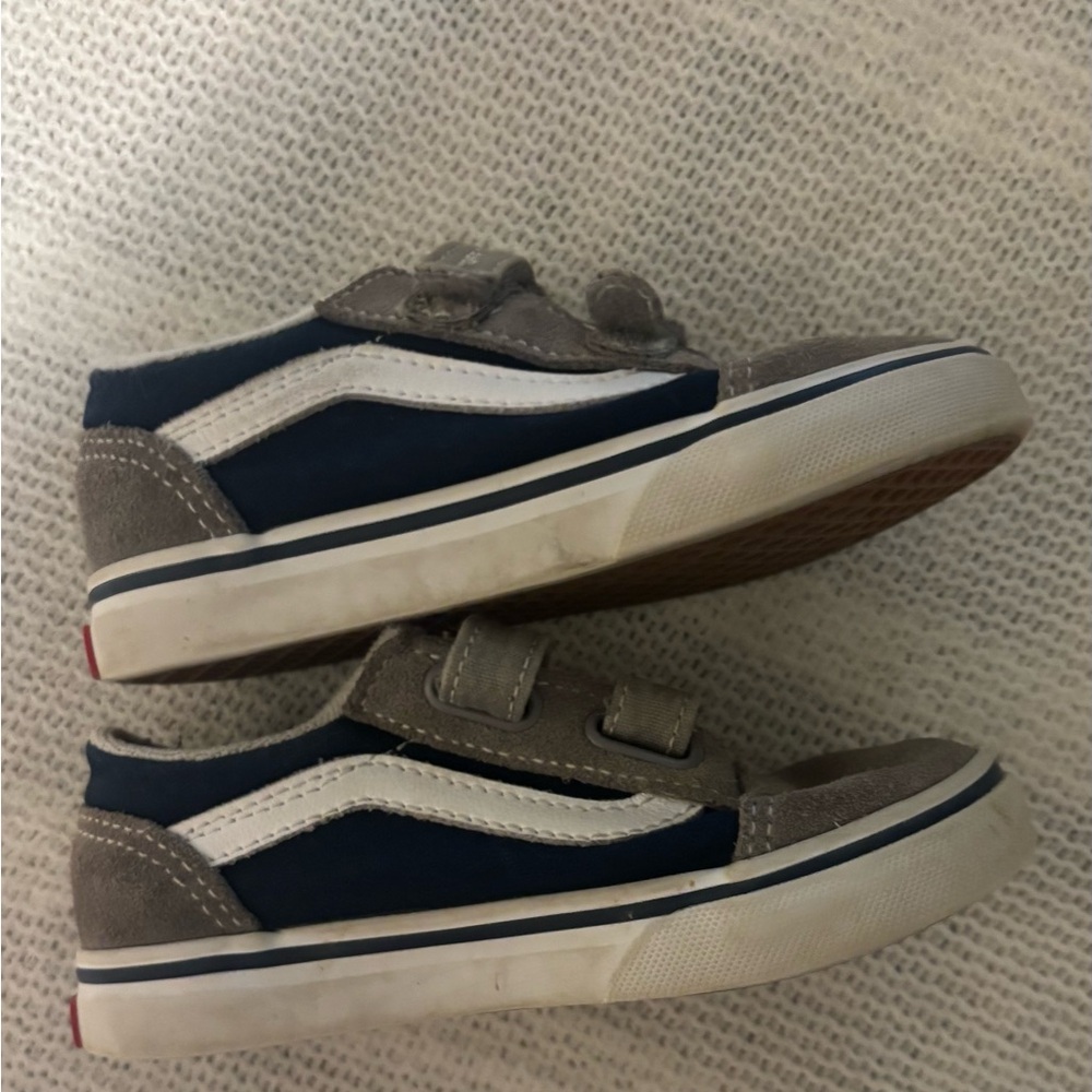 Vans Kids' Navy and Gray Sneakers